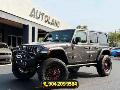 Gray 2020 Jeep Wrangler Unlimited Rubicon for sale in Jacksonville, FL