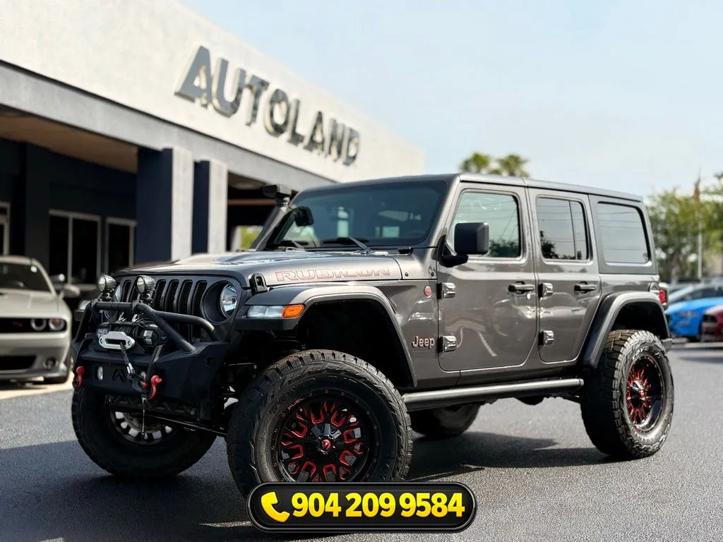 Gray 2020 Jeep Wrangler Unlimited Rubicon for sale in Jacksonville, FL