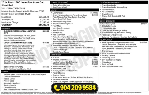 More photos of 2014 Ram 1500 Lone Star at AUTOLAND, FL