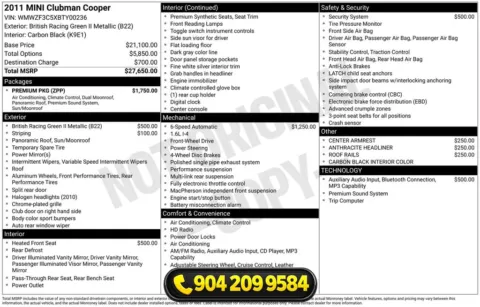 Photos of 2011 MINI Cooper Clubman for sale in Jacksonville, FL at AUTOLAND