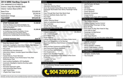 Photos of 2014 MINI Cooper S for sale in Jacksonville, FL at AUTOLAND