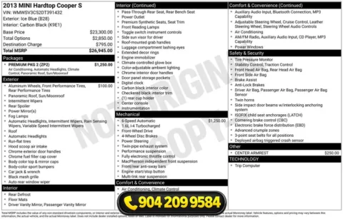 Photos of 2013 MINI Cooper S for sale in Jacksonville, FL at AUTOLAND