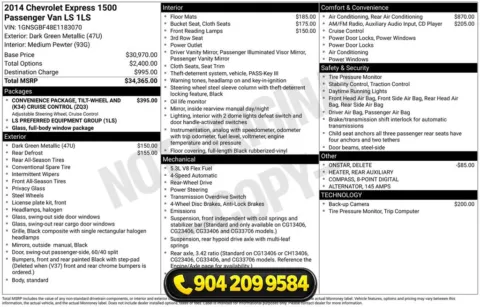 More photos of 2014 Chevrolet Express 1500 LS at AUTOLAND, FL