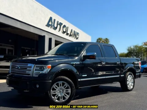 Black 2014 Ford F-150 Platinum for sale in Jacksonville, FL