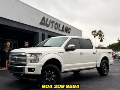 White 2016 Ford F-150 Platinum for sale in Jacksonville, FL