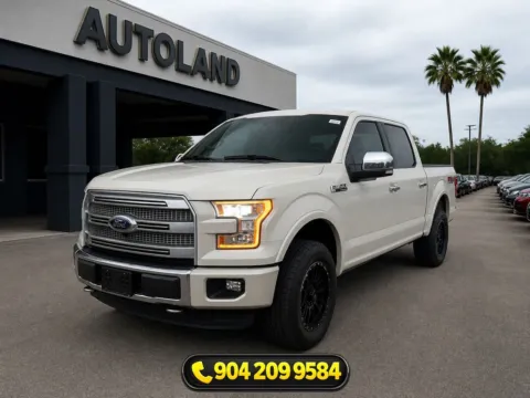 White 2016 Ford F-150 Platinum for sale in Jacksonville, FL