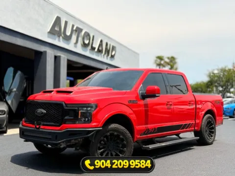 Red 2019 Ford F-150 Lariat for sale in Jacksonville, FL