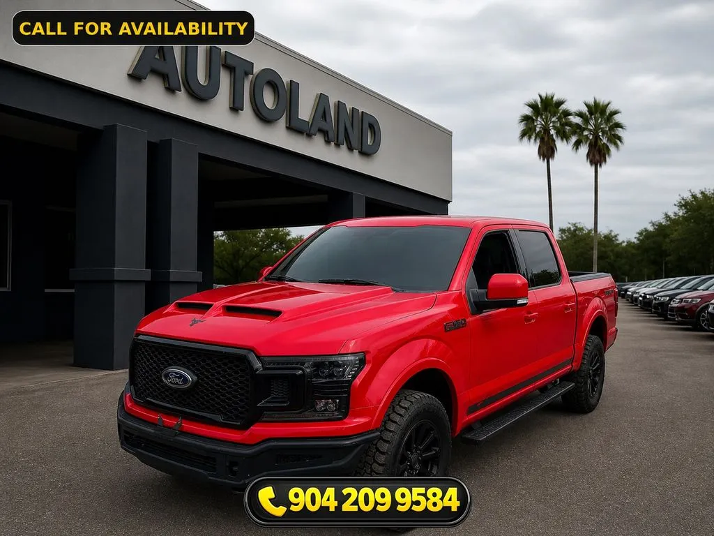Red 2019 Ford F-150 Lariat for sale in Jacksonville, FL