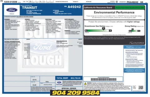 Photos of 2023 Ford Transit-350 XLT for sale in Jacksonville, FL at AUTOLAND