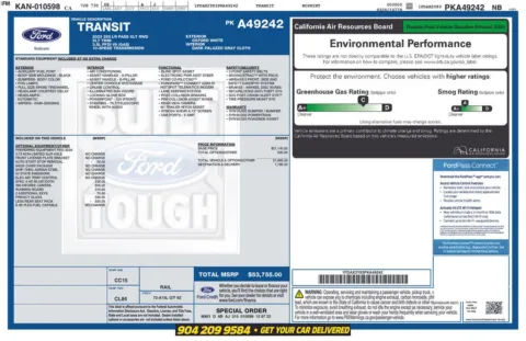 Photos of 2023 Ford Transit-350 XLT for sale in Jacksonville, FL at AUTOLAND