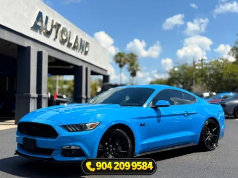 Blue 2017 Ford Mustang GT Premium for sale in Jacksonville, FL