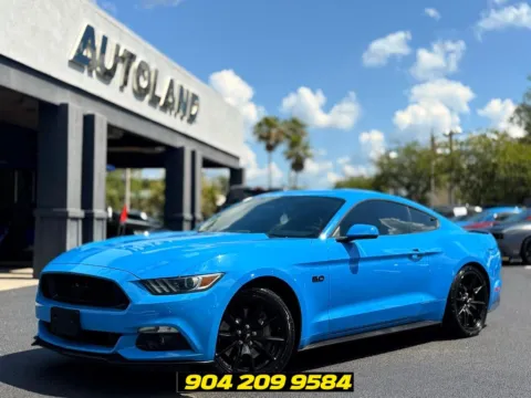 Blue 2017 Ford Mustang GT Premium for sale in Jacksonville, FL