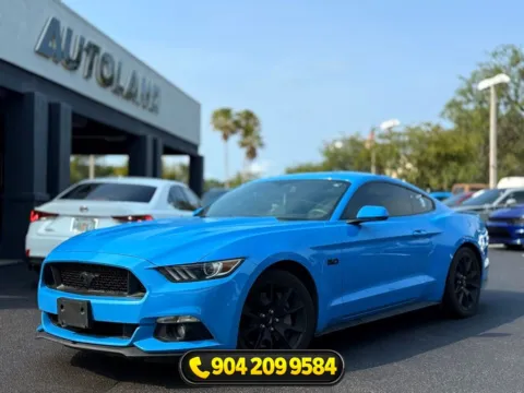 Blue 2017 Ford Mustang GT Premium for sale in Jacksonville, FL