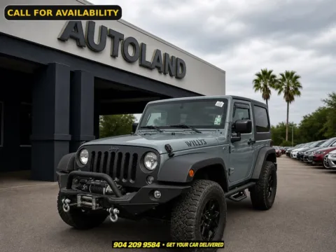 Blue 2015 Jeep Wrangler Sport for sale in Jacksonville, FL