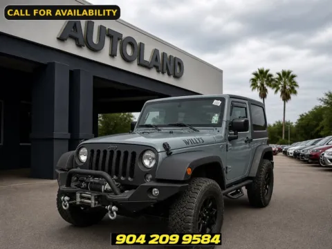 Gray 2015 Jeep Wrangler Willys Wheeler for sale in Jacksonville, FL