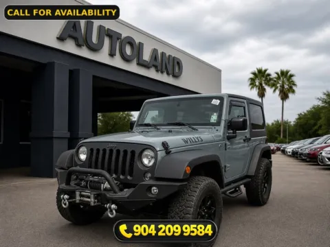 Gray 2015 Jeep Wrangler Willys Wheeler for sale in Jacksonville, FL