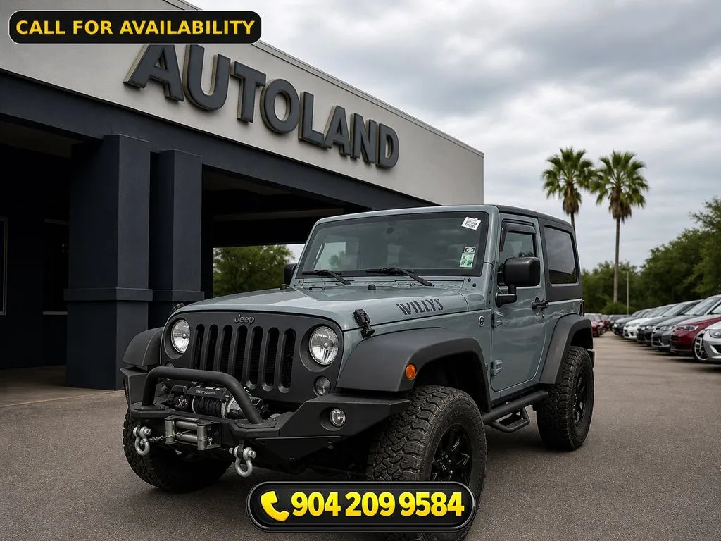 Gray 2015 Jeep Wrangler Willys Wheeler for sale in Jacksonville, FL