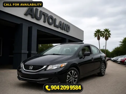 Black 2013 Honda Civic EX for sale in Jacksonville, FL