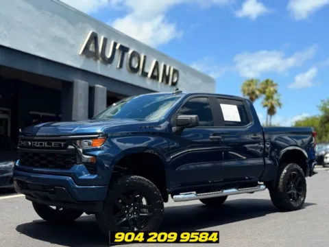 Blue 2022 Chevrolet Silverado 1500 Custom for sale in Jacksonville, FL