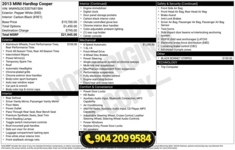Photos of 2013 MINI Cooper for sale in Jacksonville, FL at AUTOLAND