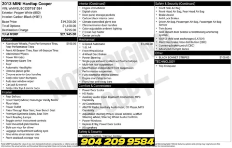 Photos of 2013 MINI Cooper for sale in Jacksonville, FL at AUTOLAND