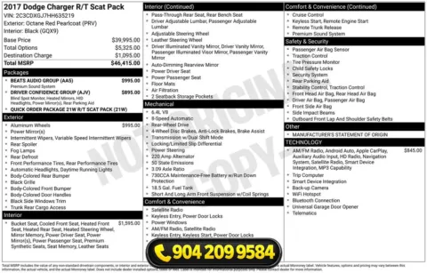 Photos of 2017 Dodge Charger R/T Scat Pack for sale in Jacksonville, FL at AUTOLAND
