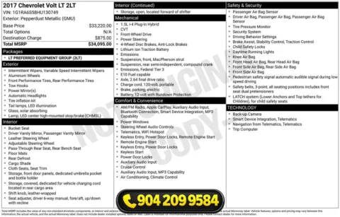 More photos of 2017 Chevrolet Volt LT at AUTOLAND, FL