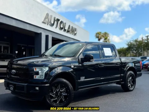 Black 2015 Ford F-150 Lariat for sale in Jacksonville, FL