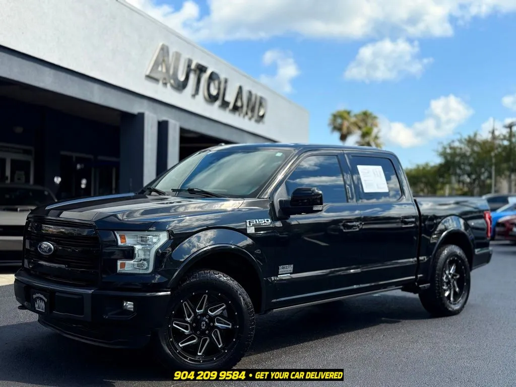 Black 2015 Ford F-150 Lariat for sale in Jacksonville, FL