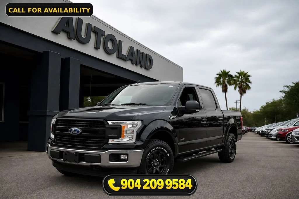 Black 2015 Ford F-150 Lariat for sale in Jacksonville, FL