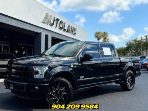 Black 2015 Ford F-150 Lariat for sale in Jacksonville, FL