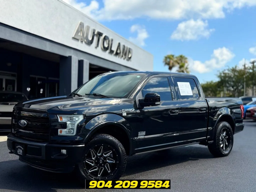 Black 2015 Ford F-150 Lariat for sale in Jacksonville, FL