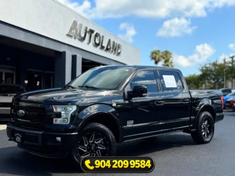 Black 2015 Ford F-150 Lariat for sale in Jacksonville, FL