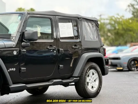 Another view of 2018 Jeep Wrangler JK Unlimited Sport for sale in Jacksonville, FL at AUTOLAND
