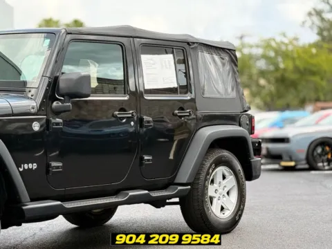 Another view of 2018 Jeep Wrangler JK Unlimited Sport for sale in Jacksonville, FL at AUTOLAND