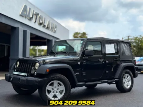 Purple 2018 Jeep Wrangler JK Unlimited Sport for sale in Jacksonville, FL