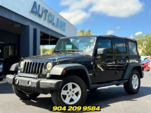 Purple 2018 Jeep Wrangler JK Unlimited Sport for sale in Jacksonville, FL