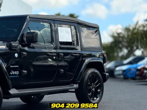 Another view of 2023 Jeep Wrangler Sahara 4xe for sale in Jacksonville, FL at AUTOLAND
