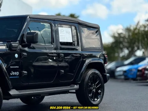 Another view of 2023 Jeep Wrangler Sahara 4xe for sale in Jacksonville, FL at AUTOLAND