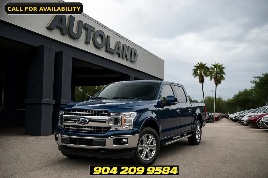 Blue 2018 Ford F-150 Lariat for sale in Jacksonville, FL
