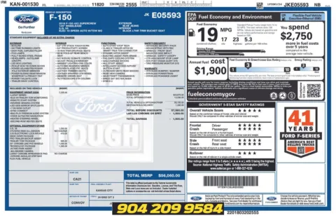 Photos of 2018 Ford F-150 Lariat for sale in Jacksonville, FL at AUTOLAND