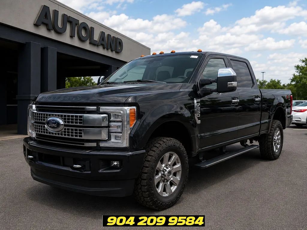 Black 2017 Ford F-250SD Platinum for sale in Jacksonville, FL