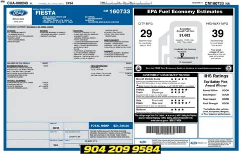 Photos of 2012 Ford Fiesta SES for sale in Jacksonville, FL at AUTOLAND