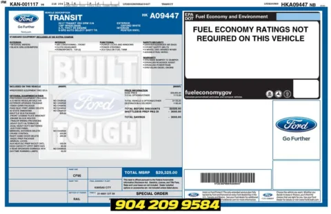 Another view of 2017 Ford Transit-350 for sale in Jacksonville, FL at AUTOLAND