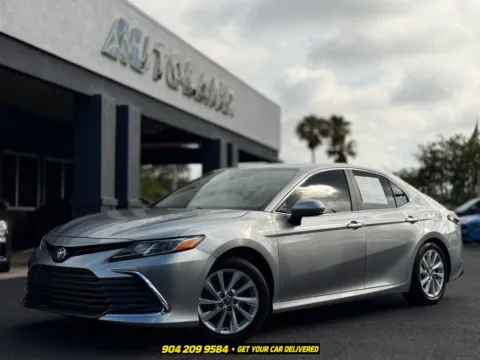 Silver 2022 Toyota Camry LE for sale in Jacksonville, FL