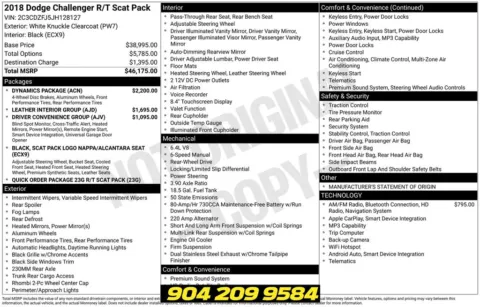 Photos of 2018 Dodge Challenger R/T Scat Pack for sale in Jacksonville, FL at AUTOLAND