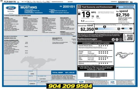 Another view of 2016 Ford Mustang GT for sale in Jacksonville, FL at AUTOLAND