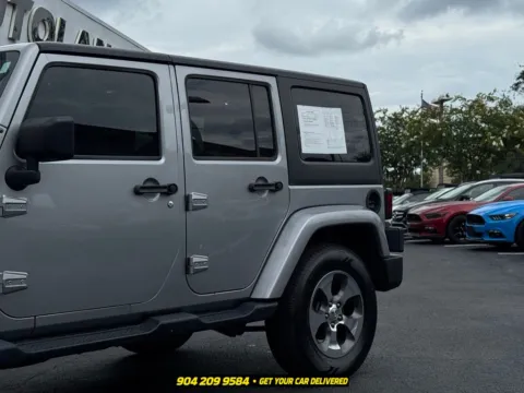 Another view of 2018 Jeep Wrangler JK Unlimited Sahara for sale in Jacksonville, FL at AUTOLAND