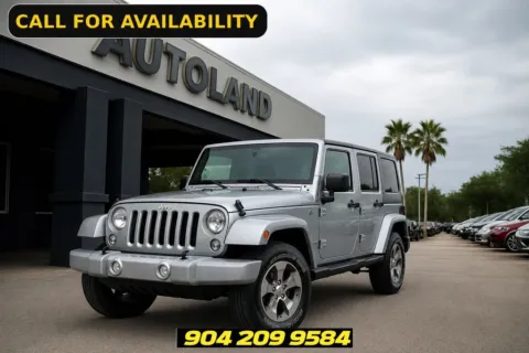 Silver 2018 Jeep Wrangler JK Unlimited Sahara for sale in Jacksonville, FL