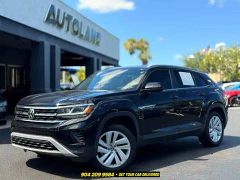 Black 2021 Volkswagen Atlas Cross Sport 2.0T SE w/Technology for sale in Jacksonville, FL